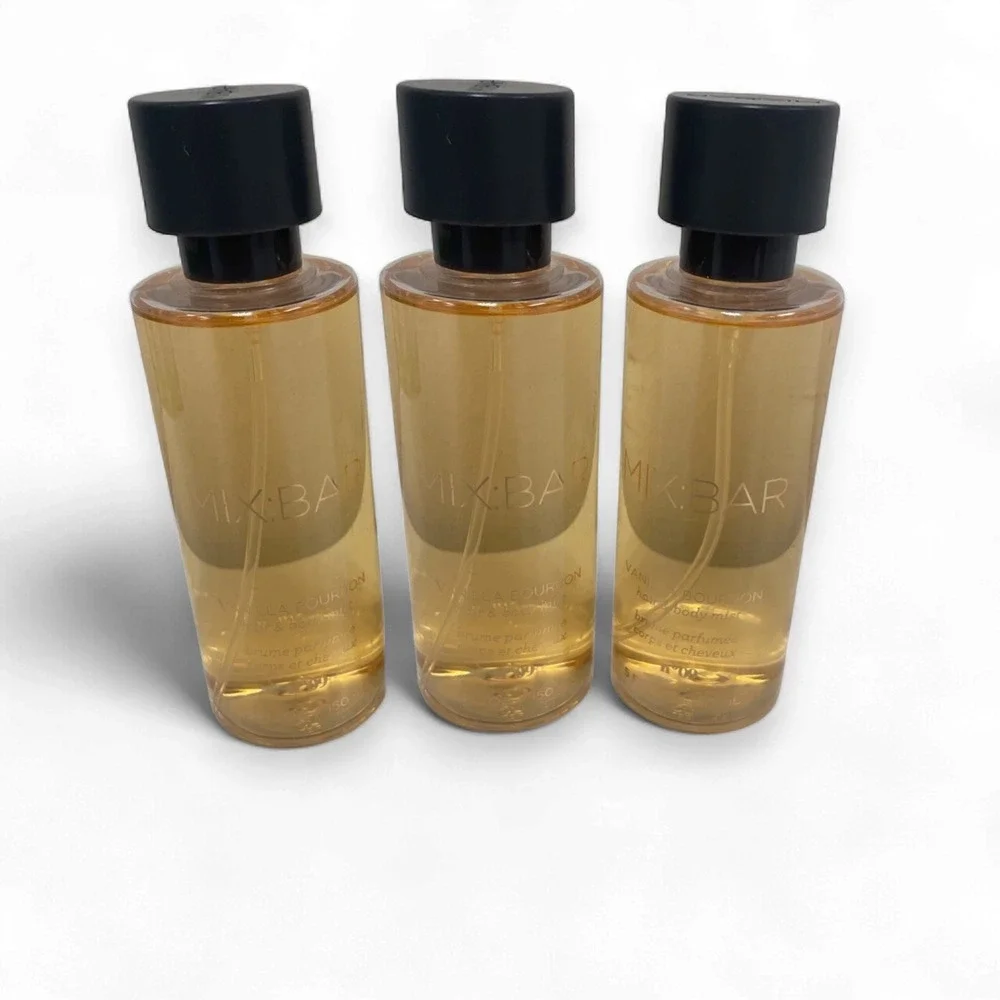 3-Pack MIX:BAR Vanilla Bourbon‎ Hair & Body Mist 5oz Each Spray 15oz Total
